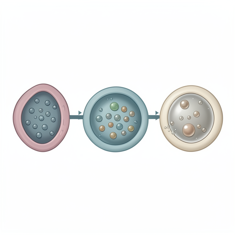 AI-generated conceptual illustration (Adipocyte (white fat cell)). It explains the idea and does not show study data.