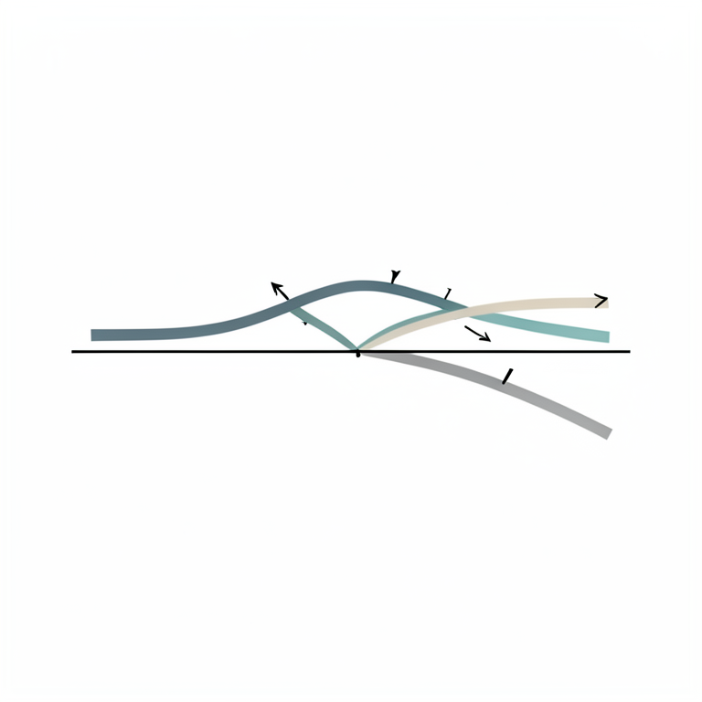 AI-generated conceptual illustration (A mathematical coordinate plane with a curved function line crossing a horizontal axis). It explains the idea and does not show study data.