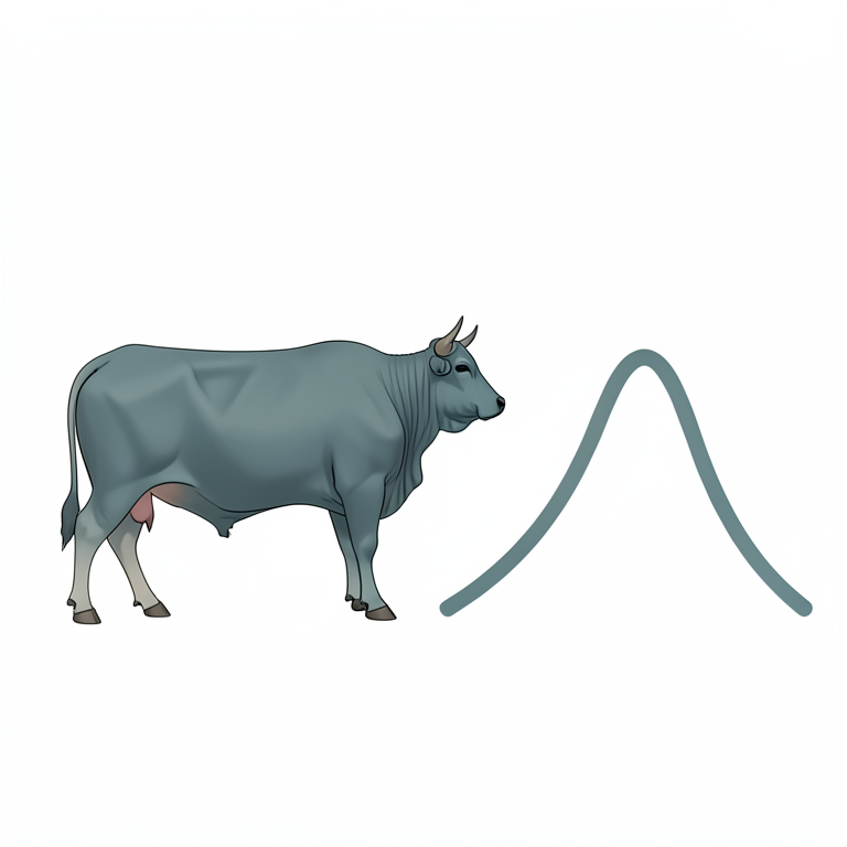 AI-generated conceptual illustration (Murrah buffalo). It explains the idea and does not show study data.