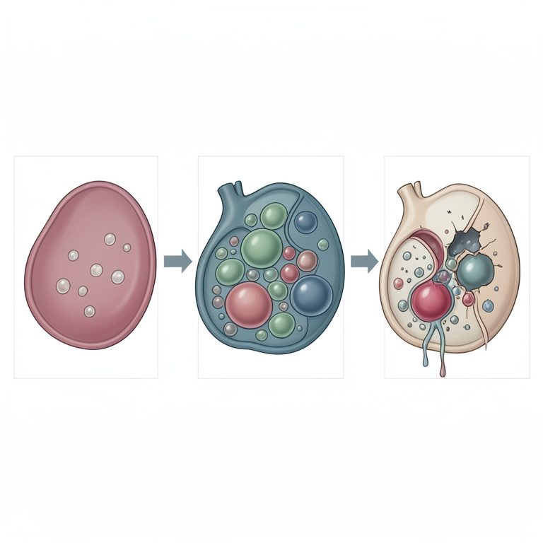 AI-generated conceptual illustration (rat hepatocytes). It explains the idea and does not show study data.