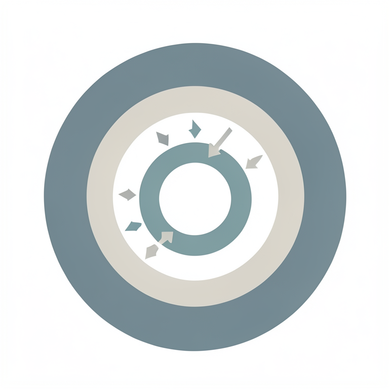 AI-generated conceptual illustration (nested geometric circles representing mathematical number sets). It explains the idea and does not show study data.