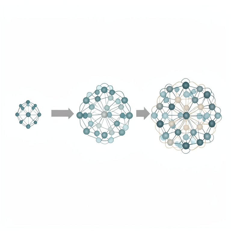 AI-generated conceptual illustration (Abstract mathematical geometric representations of symmetric group structures). It explains the idea and does not show study data.