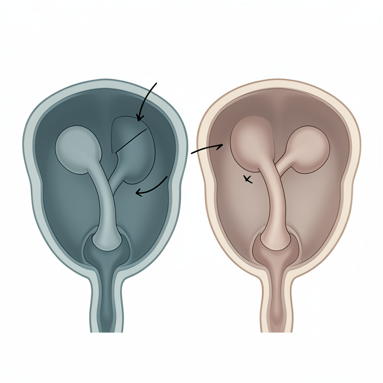 AI-generated conceptual illustration (female Chippiparai dog reproductive system). It explains the idea and does not show study data.