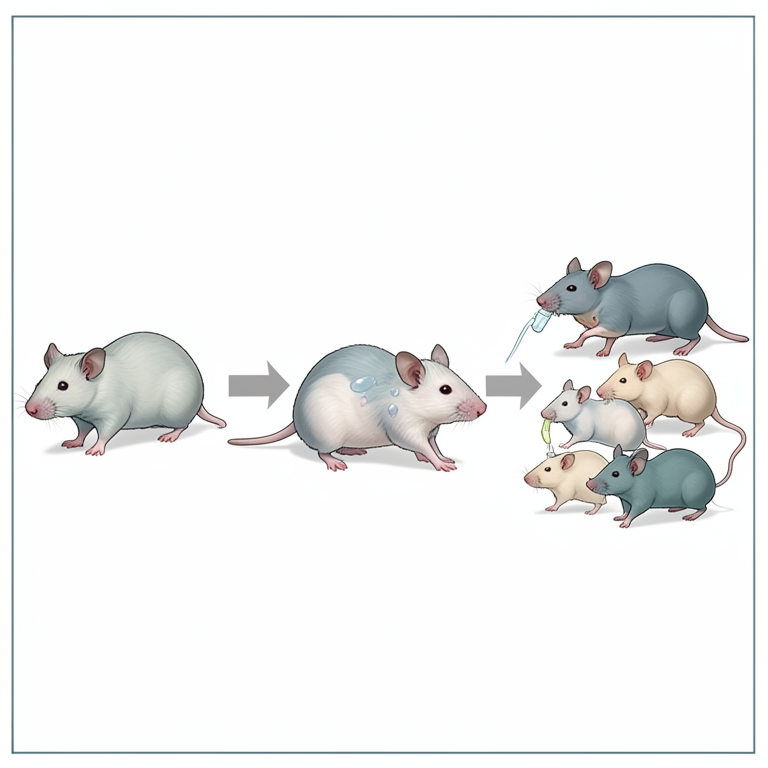 AI-generated conceptual illustration (Wistar rats). It explains the idea and does not show study data.