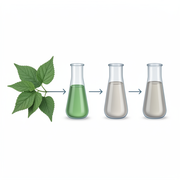AI-generated conceptual illustration (Bacopa monnieri leaves). It explains the idea and does not show study data.