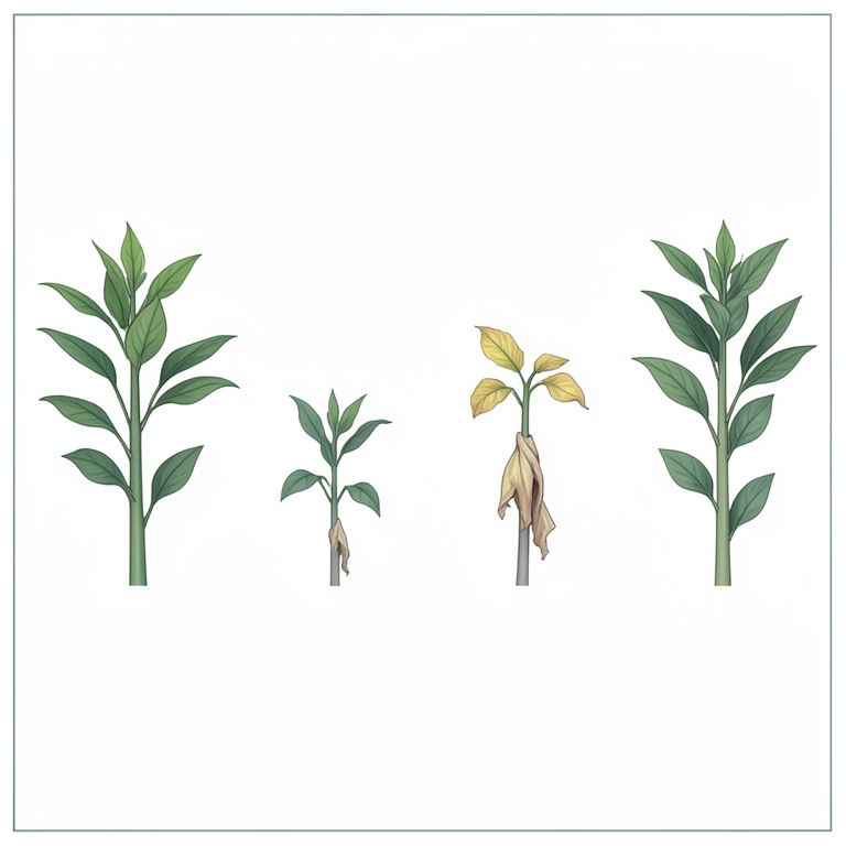 AI-generated conceptual illustration (quinoa plants). It explains the idea and does not show study data.