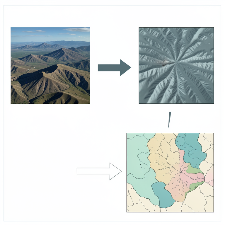 AI-generated conceptual illustration (Northwestern landscape of Bhopal, India). It explains the idea and does not show study data.