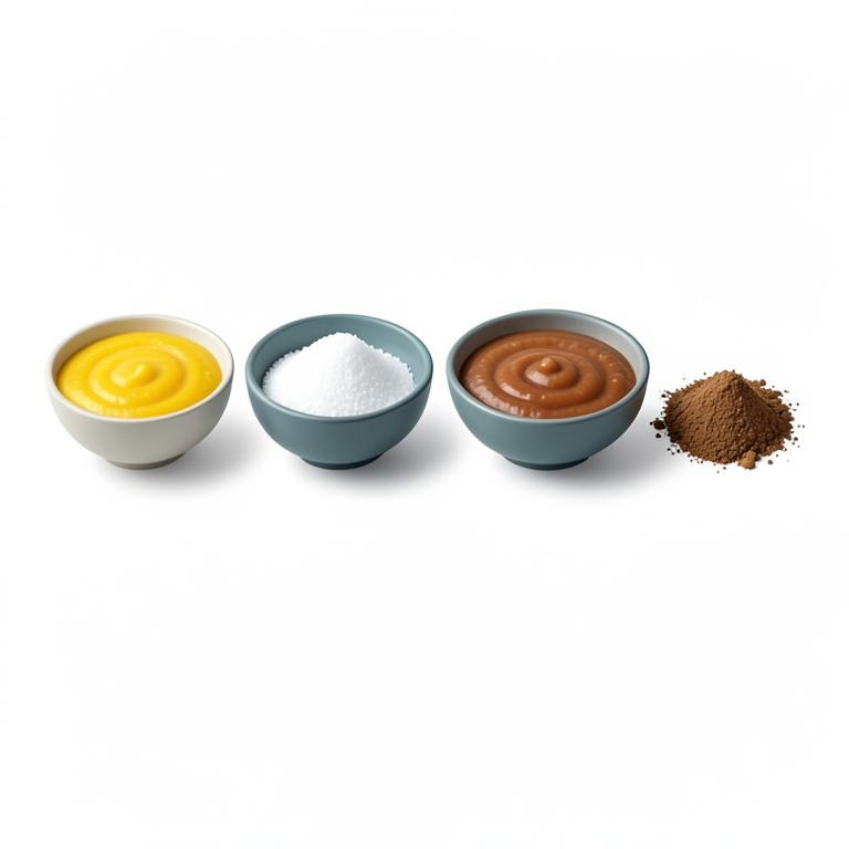 AI-generated conceptual illustration (mango shrikhand in bowls with date powder). It explains the idea and does not show study data.