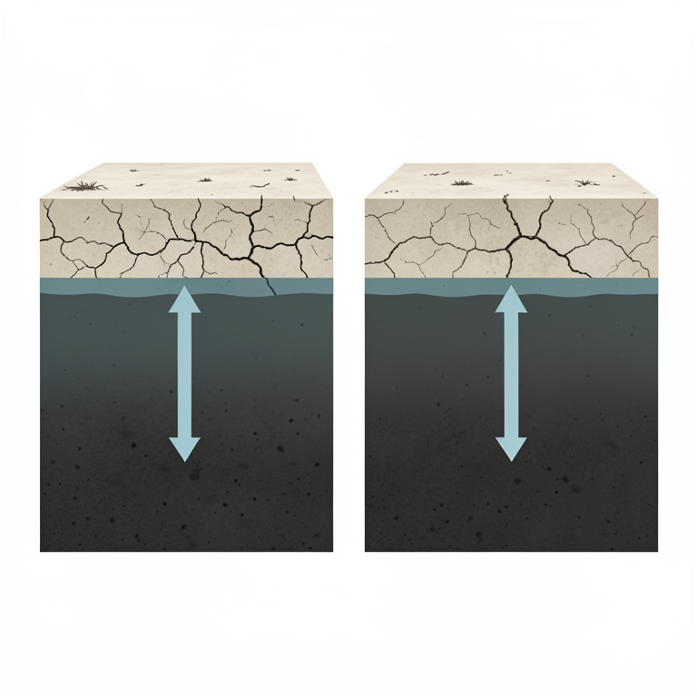 AI-generated conceptual illustration (soil profiles in southwestern Nigeria). It explains the idea and does not show study data.
