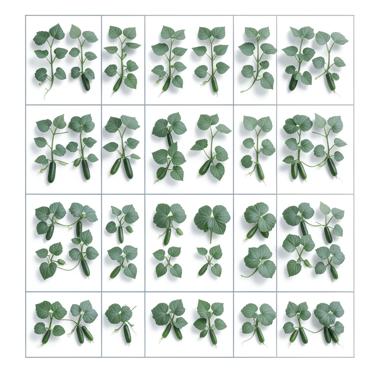 AI-generated conceptual illustration (cucumber plants (Cucumis sativus L.)). It explains the idea and does not show study data.
