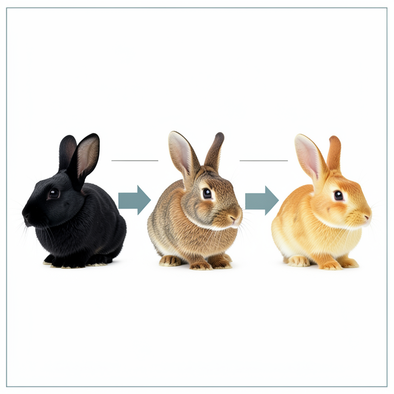 AI-generated conceptual illustration (European rabbits (Oryctolagus cuniculus)). It explains the idea and does not show study data.