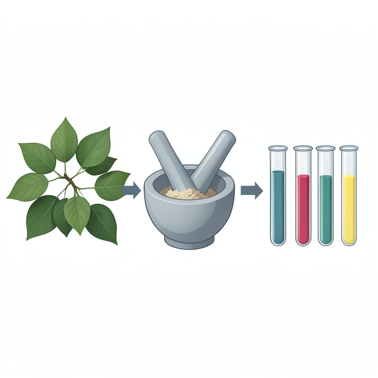 AI-generated conceptual illustration (Ficus species leaves). It explains the idea and does not show study data.