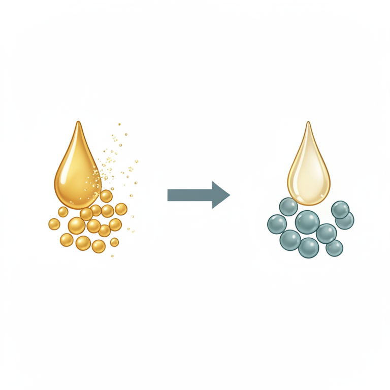 AI-generated conceptual illustration (Staphylococcus aureus bacteria and honey droplets). It explains the idea and does not show study data.