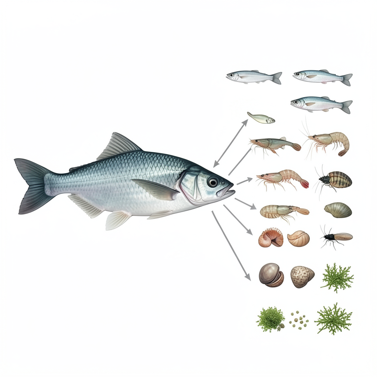 AI-generated conceptual illustration (Asian featherback fish (Chitala chitala)). It explains the idea and does not show study data.