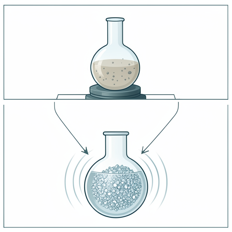 AI-generated conceptual illustration (thiazole derivative chemical synthesis in laboratory glassware). It explains the idea and does not show study data.