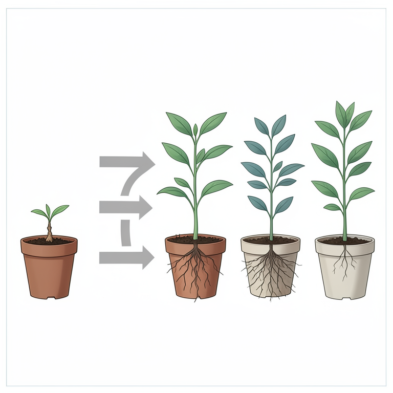 AI-generated conceptual illustration (Karna Khatta (Citrus karna) seedlings). It explains the idea and does not show study data.