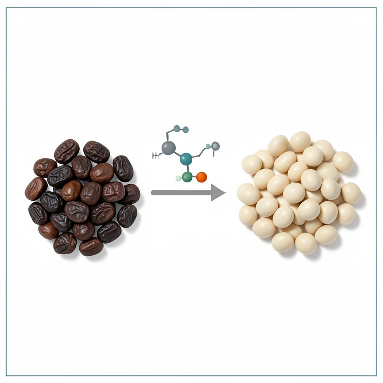 AI-generated conceptual illustration (Desi and Kabuli chickpea seeds). It explains the idea and does not show study data.