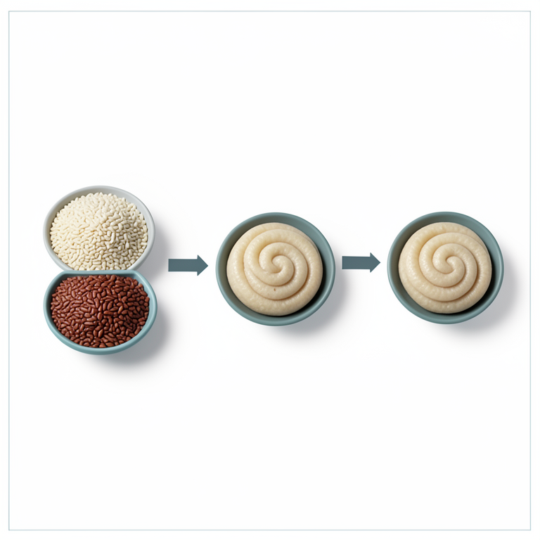 AI-generated conceptual illustration (multigrain Bhakarwadi snacks and raw grains (sorghum, pearl millet, and ragi)). It explains the idea and does not show study data.