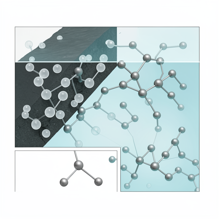 AI-generated conceptual illustration (carbon paste electrode modified with thiourea-functionalized silica nanoparticles). It explains the idea and does not show study data.