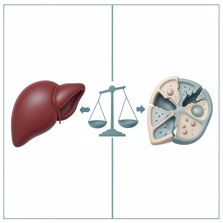 AI-generated conceptual illustration (rat liver tissue). It explains the idea and does not show study data.