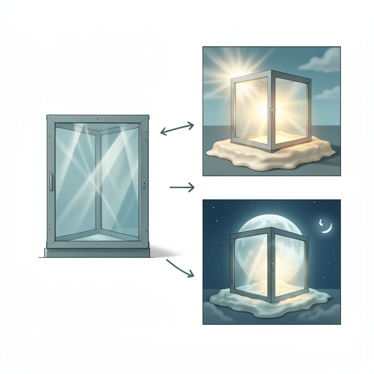 AI-generated conceptual illustration (Solar crop dryer with phase change material (PCM) storage). It explains the idea and does not show study data.