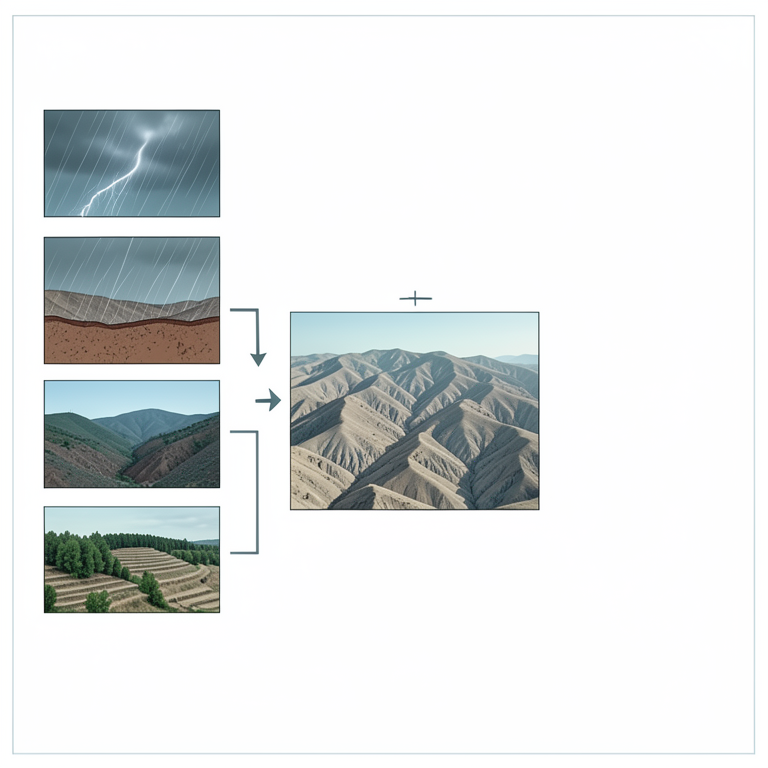AI-generated conceptual illustration (The Shirvan plain landscape of Azerbaijan). It explains the idea and does not show study data.