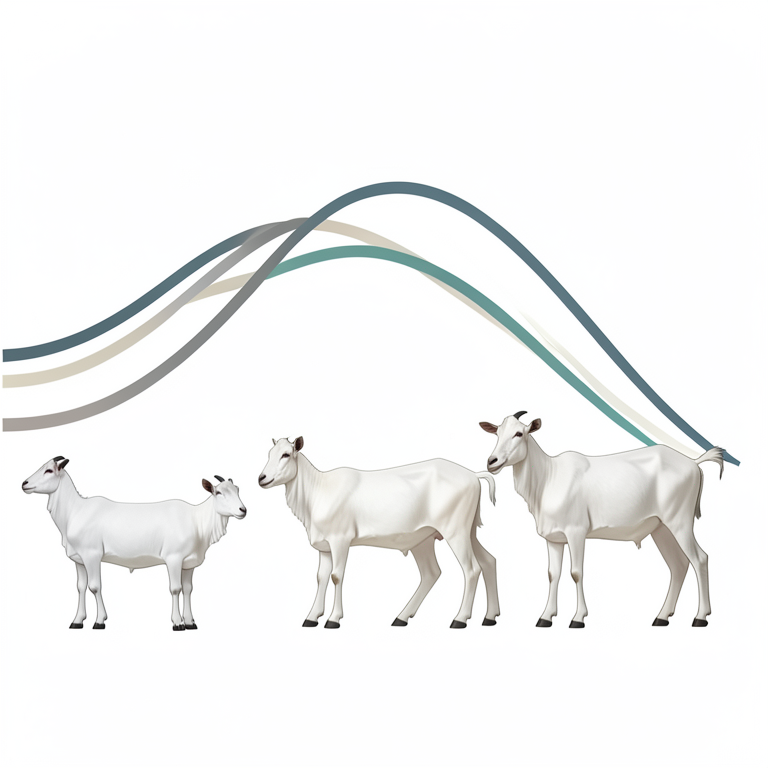 AI-generated conceptual illustration (Sirohi goats). It explains the idea and does not show study data.