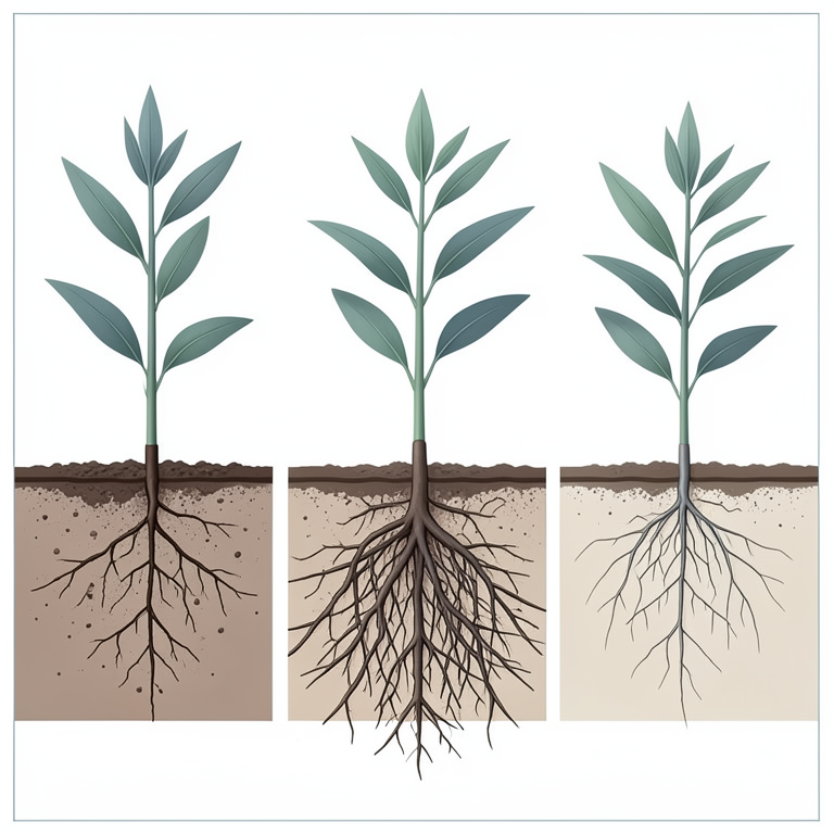 AI-generated conceptual illustration (quinoa plants). It explains the idea and does not show study data.