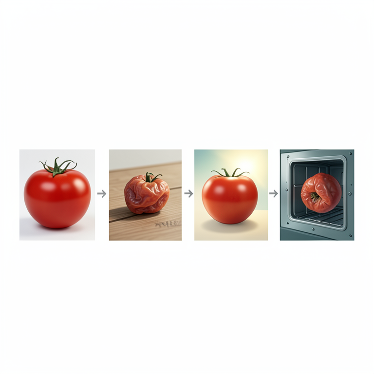 AI-generated conceptual illustration (tomato fruits). It explains the idea and does not show study data.