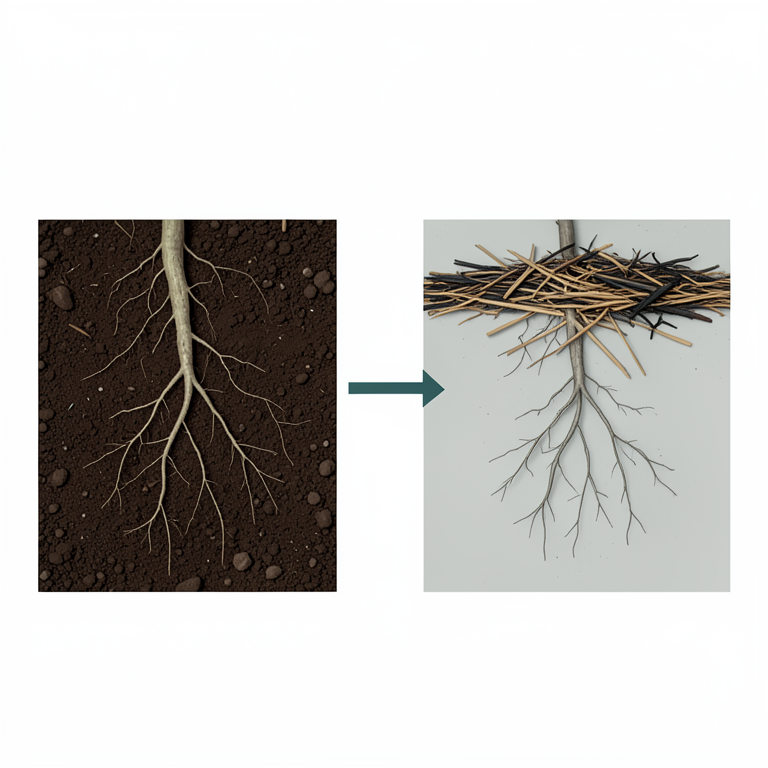 AI-generated conceptual illustration (Paddy soil profiles in Odisha). It explains the idea and does not show study data.