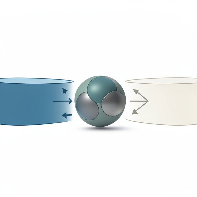 AI-generated conceptual illustration (trimetallic nanoparticles of copper, manganese, and zinc in an aqueous solution of methylene blue dye). It explains the idea and does not show study data.