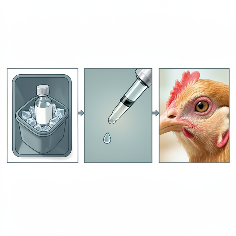 AI-generated conceptual illustration (domestic chickens). It explains the idea and does not show study data.