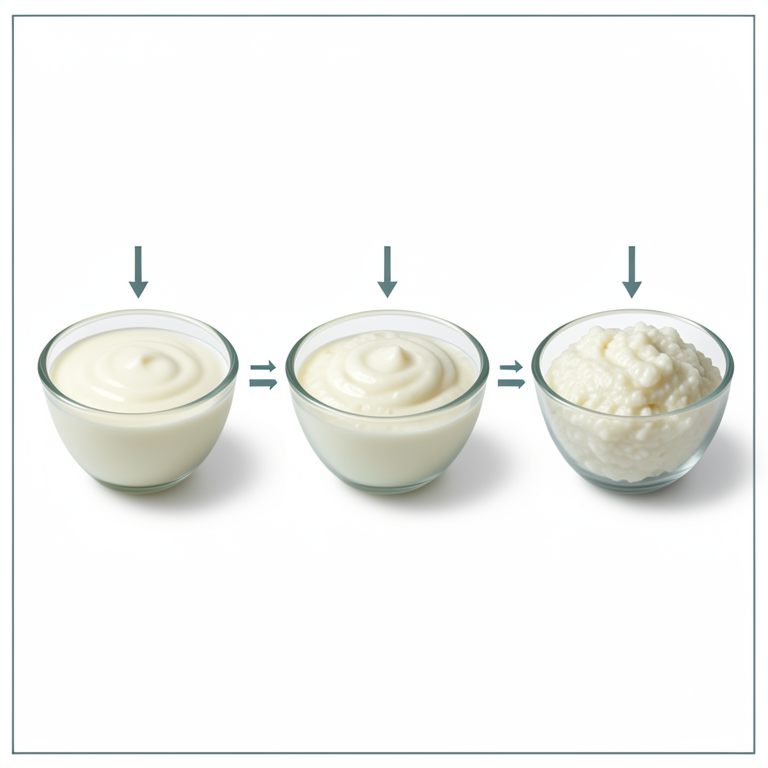 AI-generated conceptual illustration (Buffalo curd in glass bowls). It explains the idea and does not show study data.
