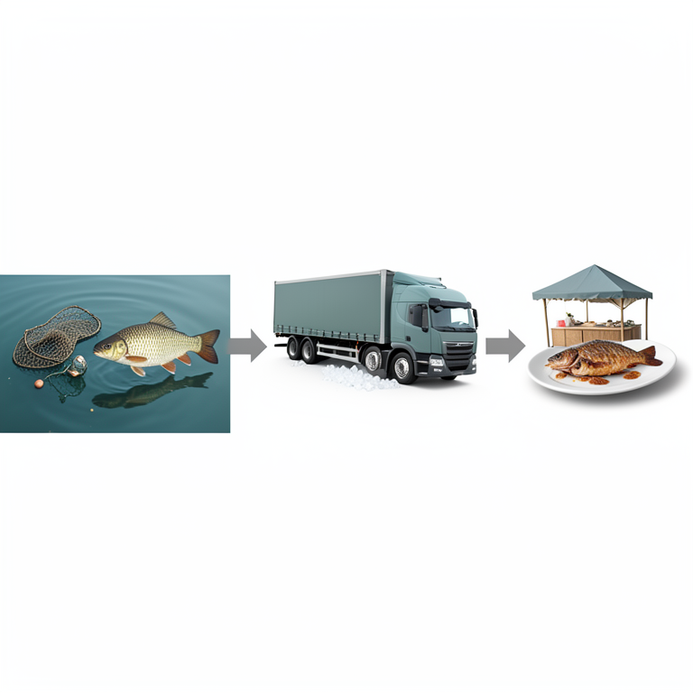 AI-generated conceptual illustration (Tilapia fish from Lake Langano, Ethiopia). It explains the idea and does not show study data.