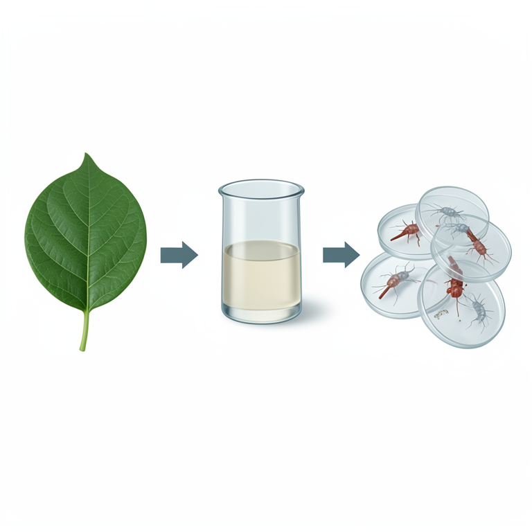 AI-generated conceptual illustration (Duranta erecta leaves, Punica granatum roots, and Meloidogyne incognita nematodes). It explains the idea and does not show study data.