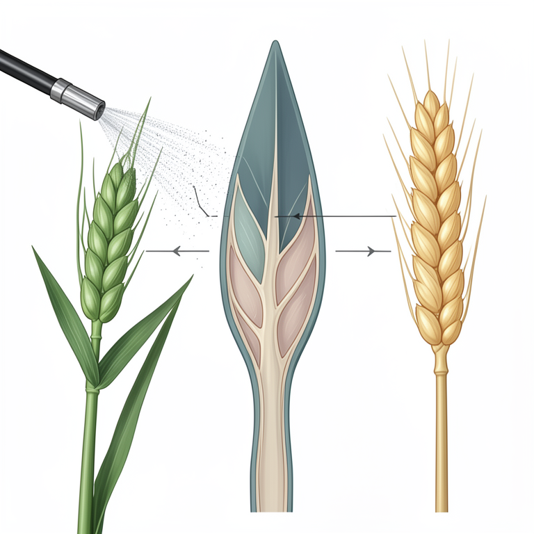 AI-generated conceptual illustration (wheat plants). It explains the idea and does not show study data.