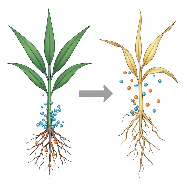 AI-generated conceptual illustration (rice seedlings). It explains the idea and does not show study data.