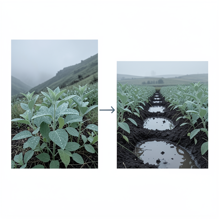 AI-generated conceptual illustration (lentil plants). It explains the idea and does not show study data.
