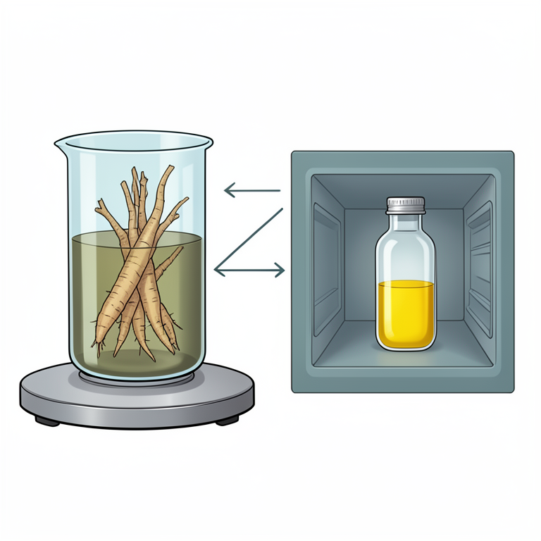 AI-generated conceptual illustration (Curcuma longa rhizomes). It explains the idea and does not show study data.