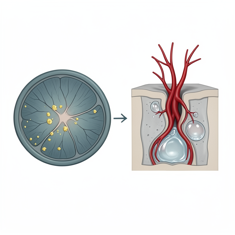 AI-generated conceptual illustration (human retina and macula). It explains the idea and does not show study data.