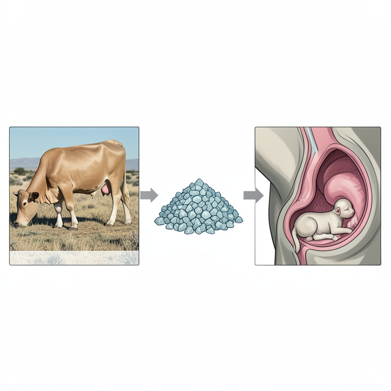 AI-generated conceptual illustration (Criollo cattle). It explains the idea and does not show study data.