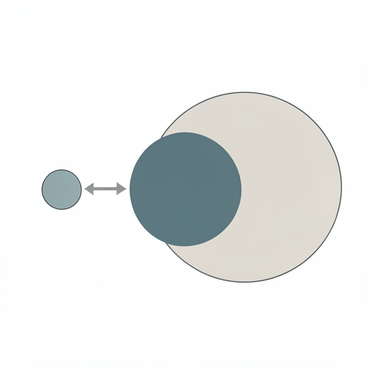 AI-generated conceptual illustration (Abstract geometric shapes representing mathematical spaces). It explains the idea and does not show study data.