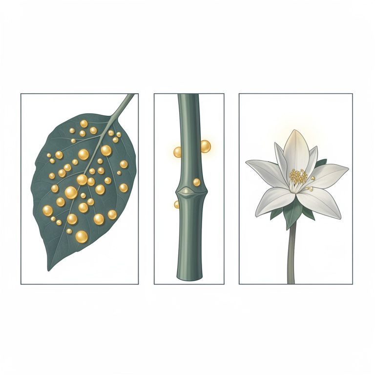 AI-generated conceptual illustration (Moringa oleifera plant). It explains the idea and does not show study data.