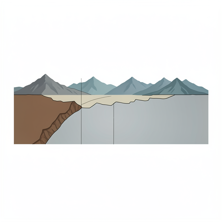 AI-generated conceptual illustration (Cross-section of the Earth's crust beneath the Tibetan Plateau). It explains the idea and does not show study data.
