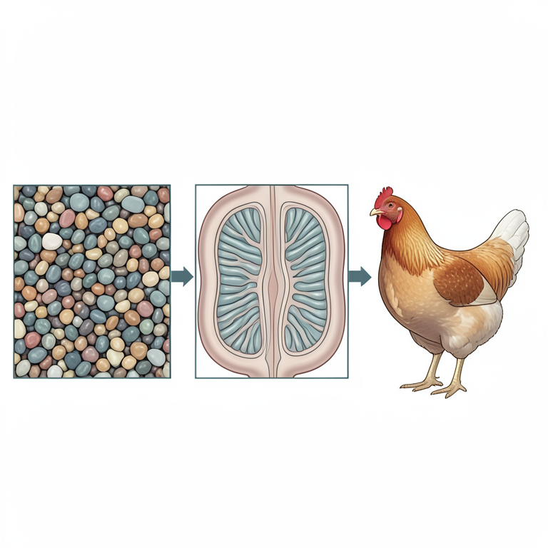 AI-generated conceptual illustration (broiler chickens). It explains the idea and does not show study data.