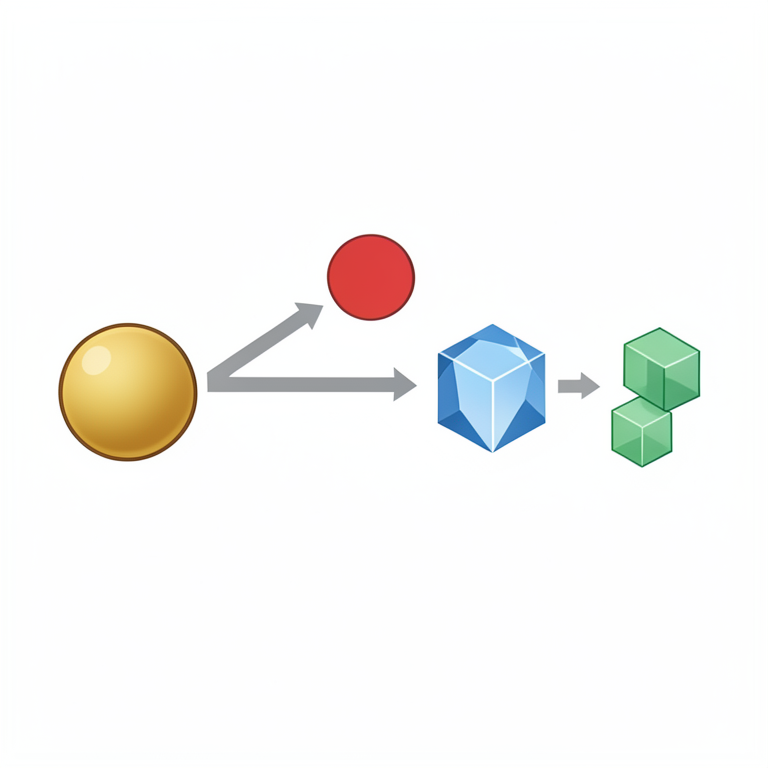 AI-generated conceptual illustration (Abstract mathematical symbols and geometric shapes representing number theory). It explains the idea and does not show study data.