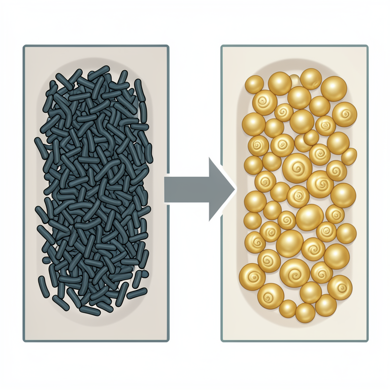 AI-generated conceptual illustration (Mouse intestinal lumen and gut microbiota). It explains the idea and does not show study data.