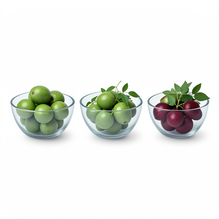 AI-generated conceptual illustration (Aonla (Indian gooseberry), moringa leaves, and beetroot). It explains the idea and does not show study data.