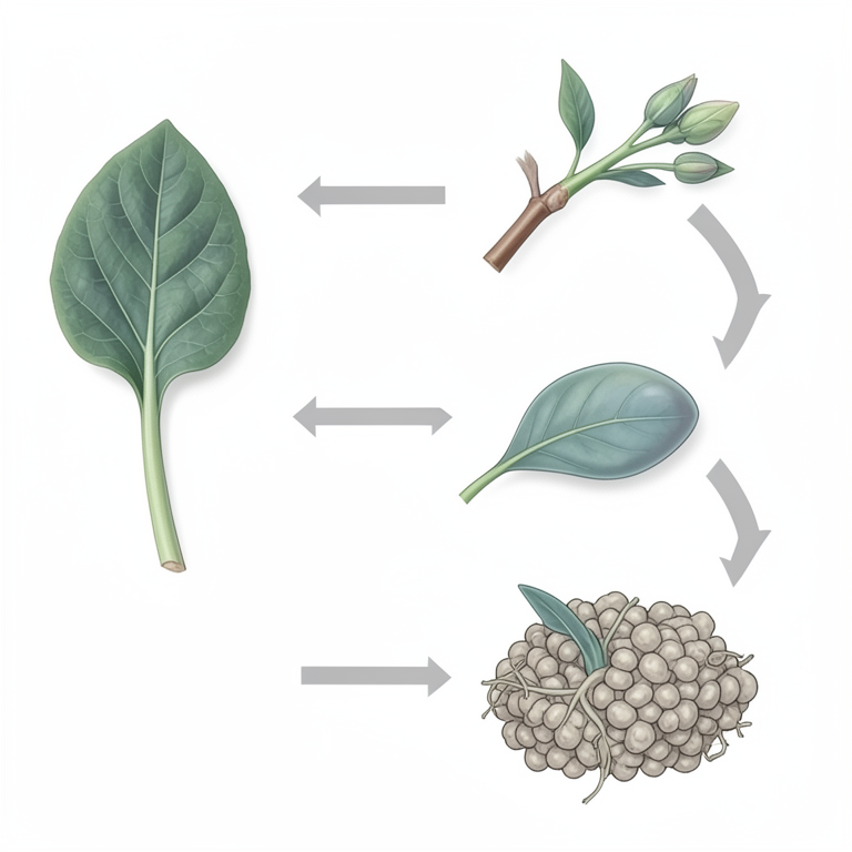 AI-generated conceptual illustration (Arabidopsis thaliana plants). It explains the idea and does not show study data.
