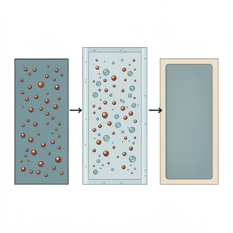 AI-generated conceptual illustration (A PVC-based ion-selective membrane sensor for copper ions). It explains the idea and does not show study data.